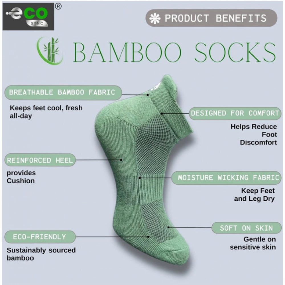 Multicolor unisex casual cotton ankle socks: olive, dark grey, sky blue, black - printed design