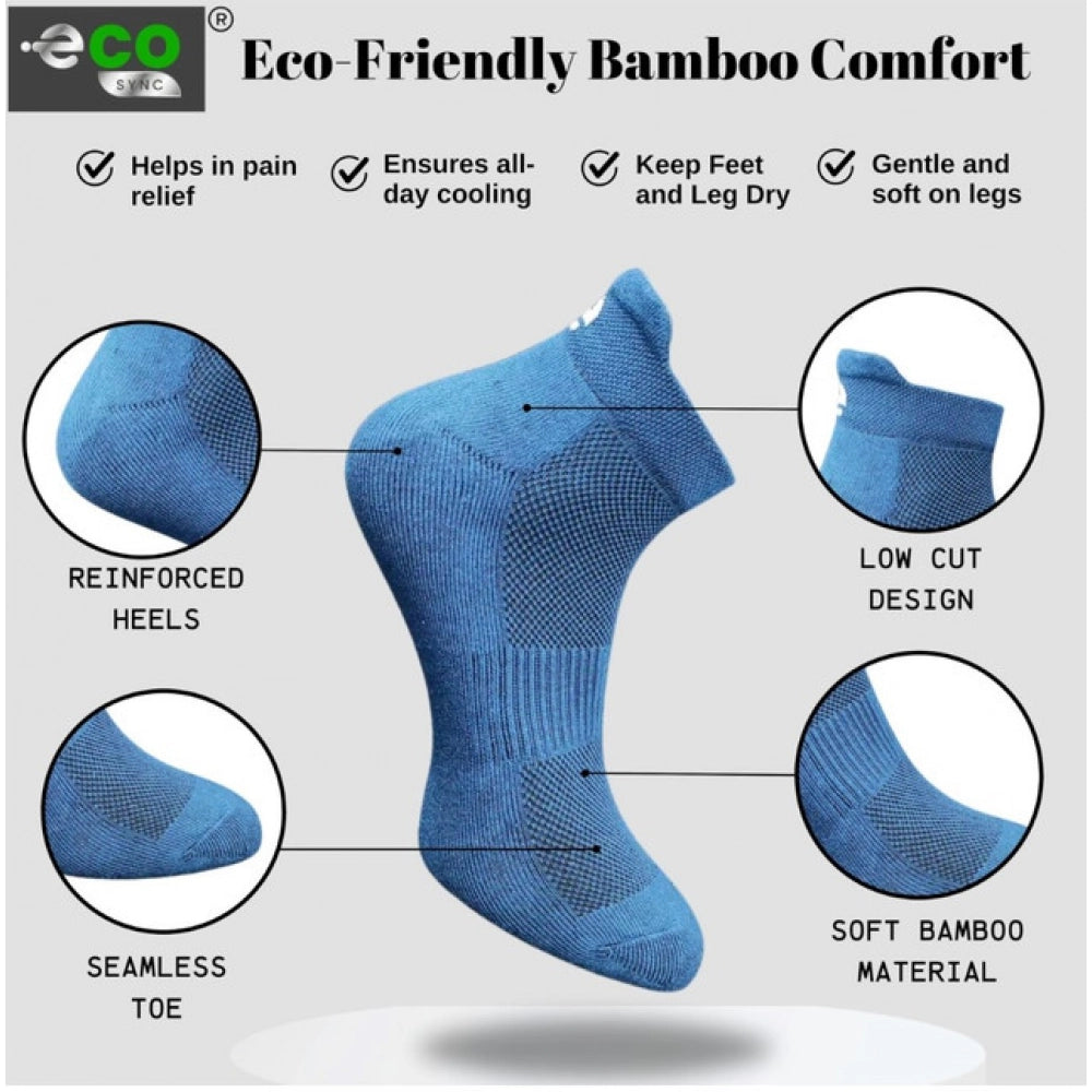 Multicolor unisex casual cotton ankle length socks: Black, light grey, navy blue set, printed pattern, versatile footwear for everyday wear