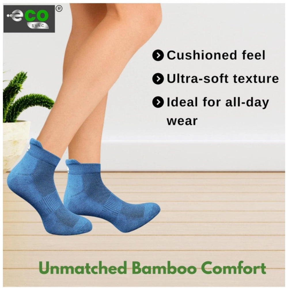 Multicolor unisex casual cotton printed ankle socks, black, light grey, navy blue