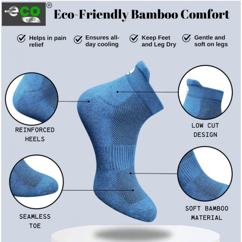 Multicolor unisex casual cotton printed ankle-length socks: dark grey, light grey, navy blue