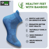 Multicolor unisex casual cotton printed ankle socks: Sky blue, navy blue, off white, light peach