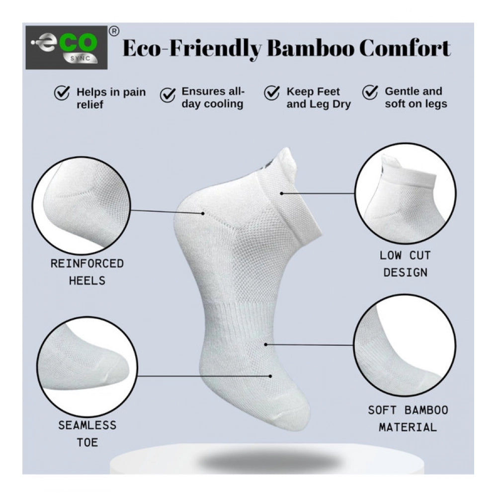 Multicolor unisex casual cotton printed ankle socks: Sky blue, navy blue, off white, light peach