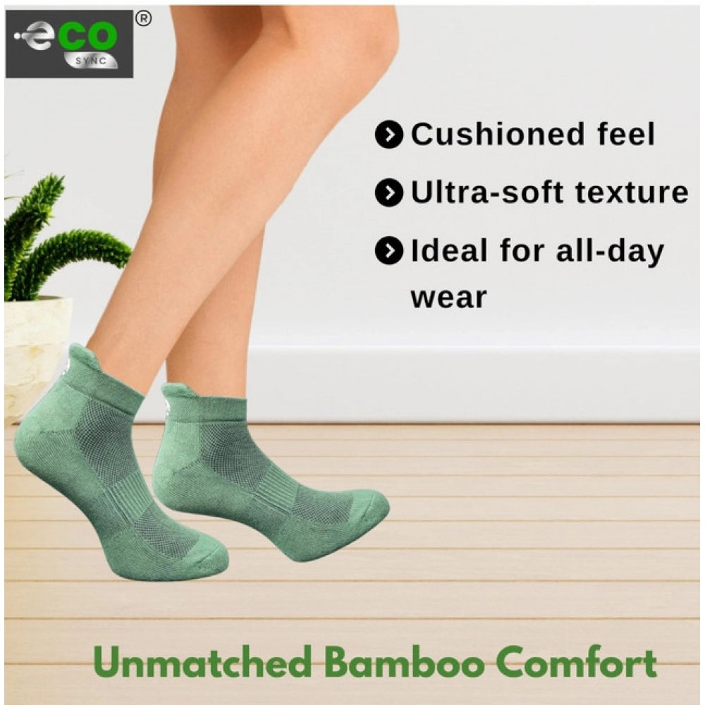 Multicolor unisex casual cotton ankle socks: Off white, olive, black patterns