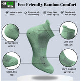 Multicolor unisex casual cotton ankle socks, black, olive, sky blue patterned set