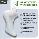 Multicolor unisex casual cotton printed ankle length socks (black, off white, light grey, light peach) for everyday wear