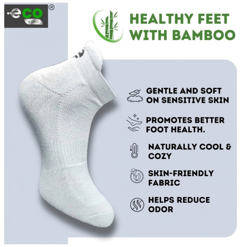 Multicolor unisex casual cotton printed ankle length socks: Sky blue, light grey, dark grey, navy blue