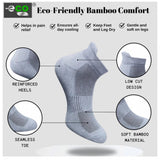 Multicolor unisex cotton printed ankle-length socks: Sky blue, light grey, dark grey, navy blue