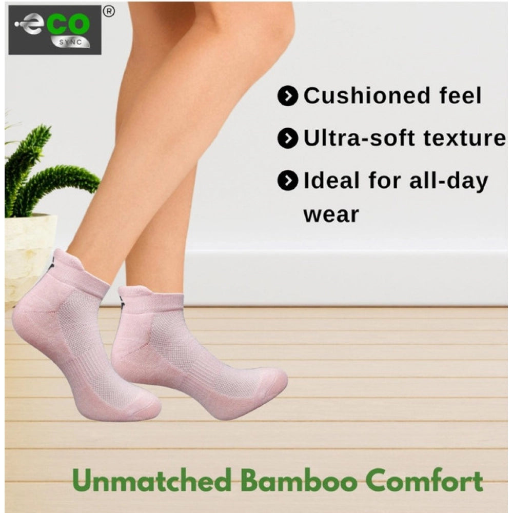 Multicolor unisex casual cotton ankle-length socks: light peach, olive, black