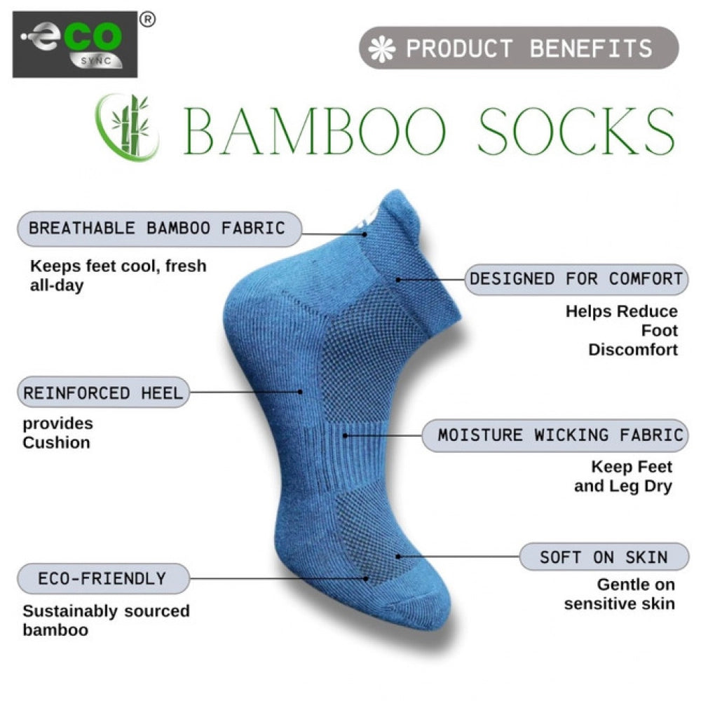 Multicolor unisex cotton printed ankle socks: navy blue, dark grey - casual footwear accessory