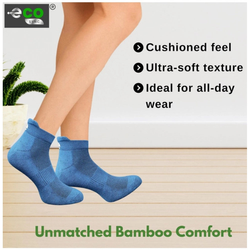 Multicolor unisex casual cotton ankle socks: Light peach, black, light grey, navy blue (actual colors may vary)