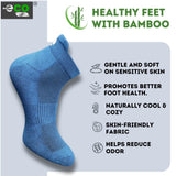 Multicolor unisex casual cotton ankle socks: Sky Blue, Navy Blue, Off White - fun printed design