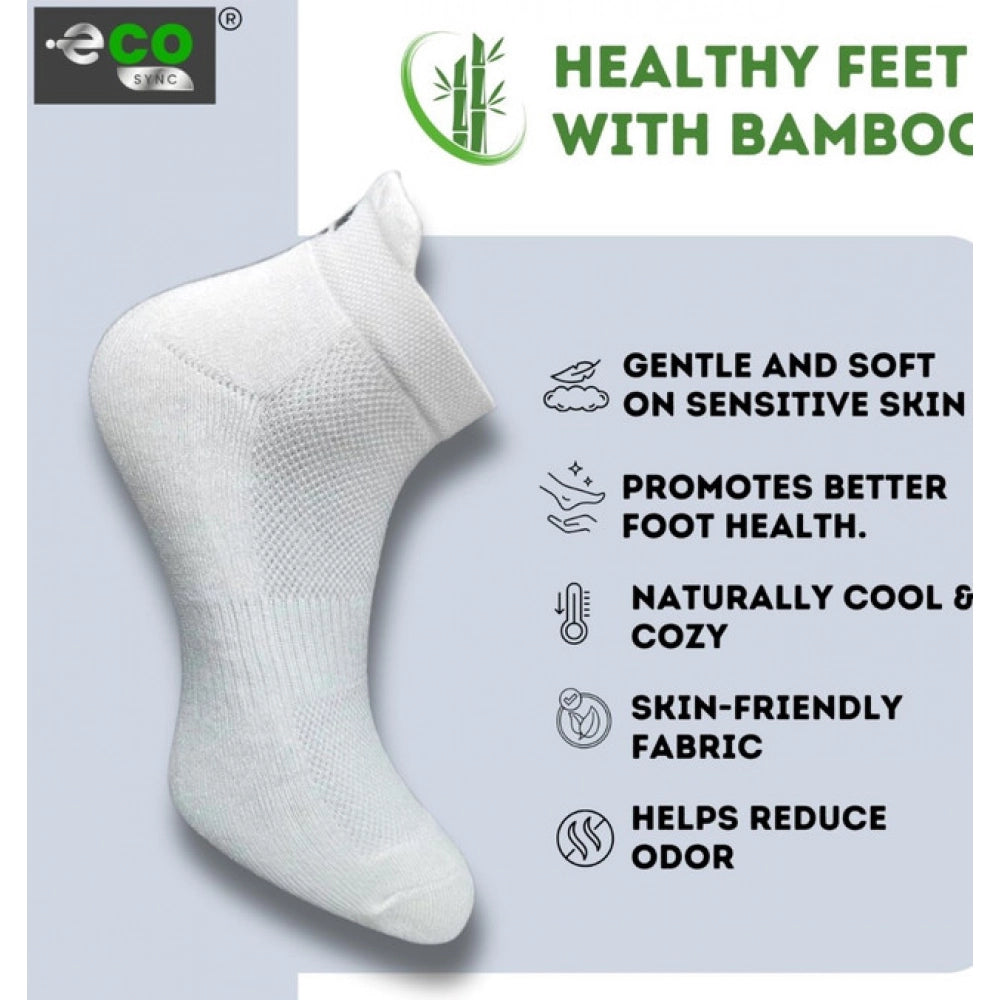 Multicolor unisex casual cotton printed ankle socks: Light peach, off white, light grey, navy blue for everyday wear