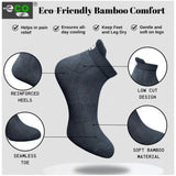 Multicolor unisex casual cotton ankle socks - off white, olive, black, printed design for casual wear