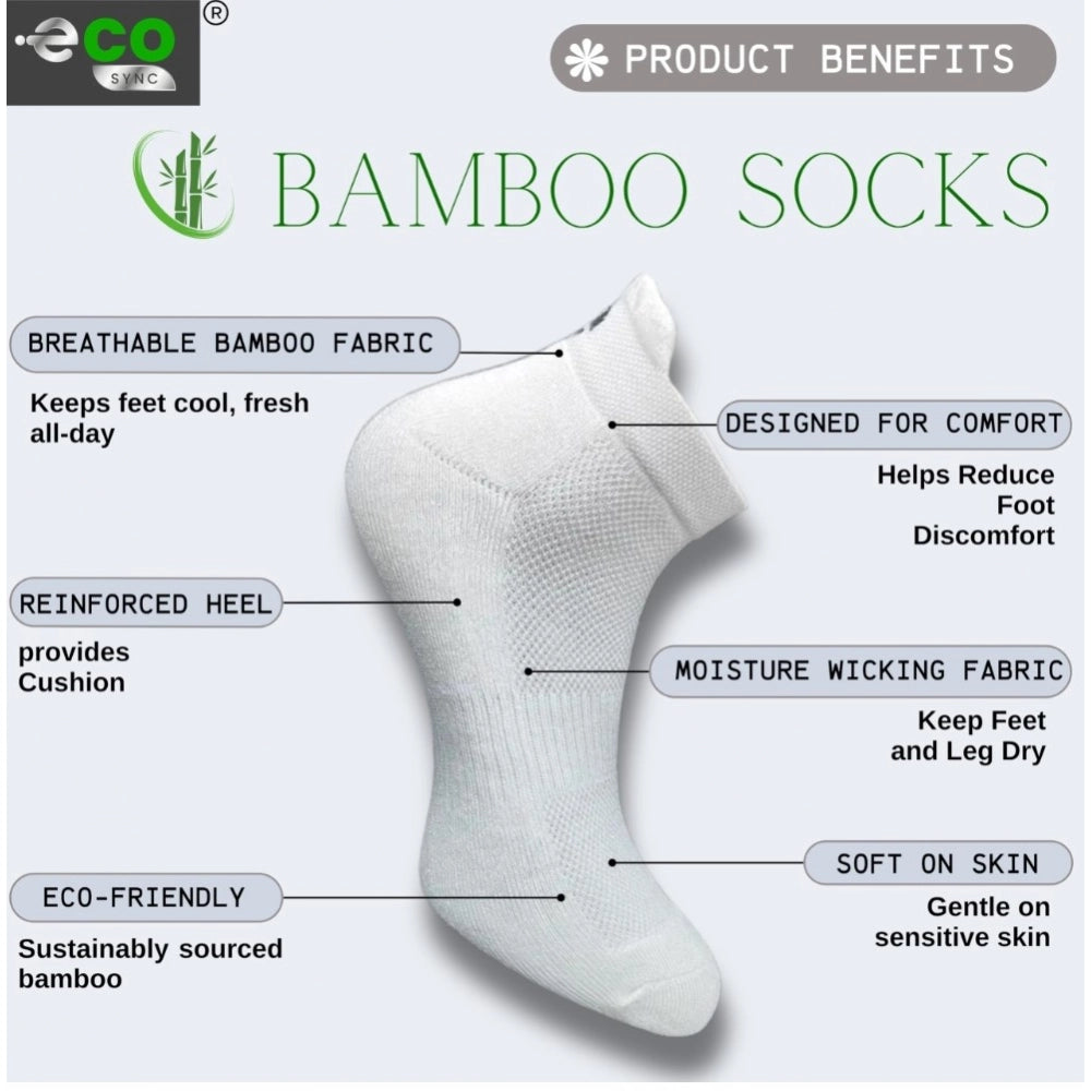 Multicolor unisex casual ankle-length socks: off white, dark grey, navy blue, black (varies) - cotton printed design