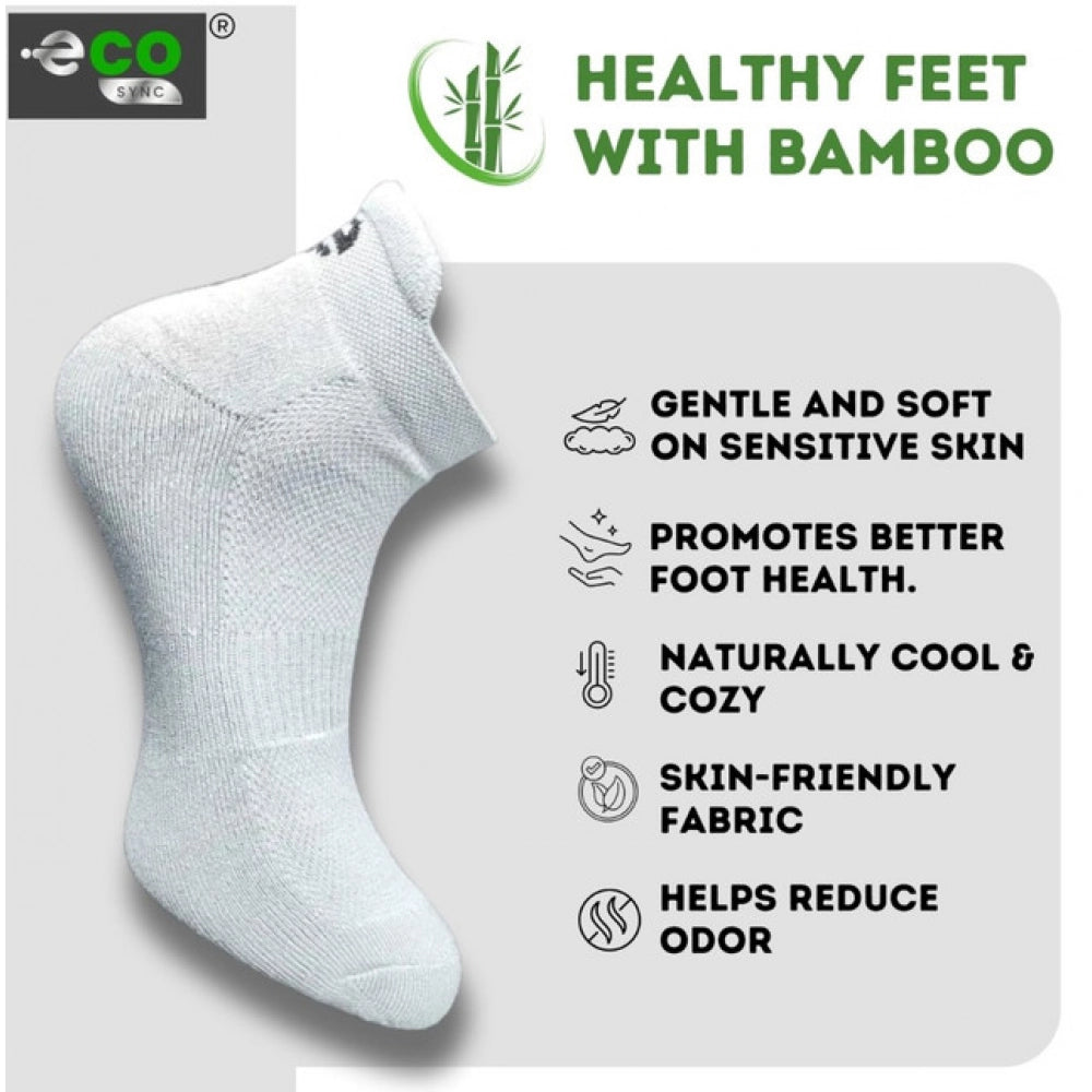 Multicolor unisex casual cotton printed ankle socks, light grey, black, off white