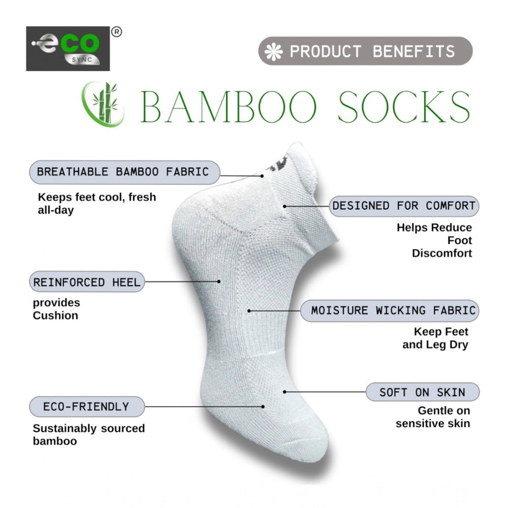 Multicolor unisex casual cotton ankle socks: Light grey, navy blue design for comfortable everyday wear