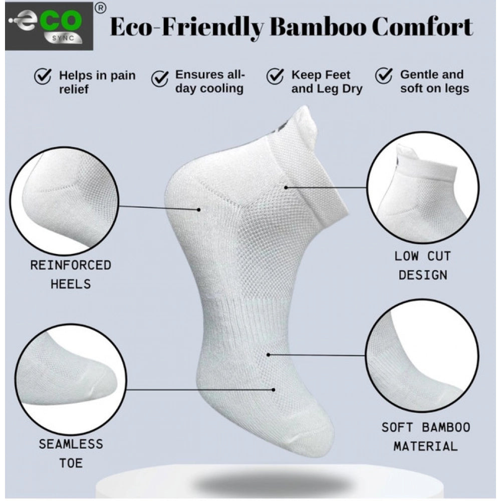Multicolor unisex casual cotton ankle socks: light peach, sky blue, off white, black (patterned)