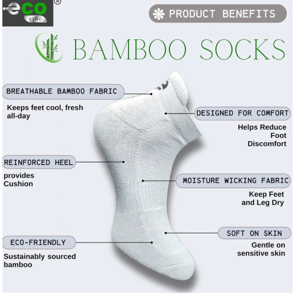 Multicolor unisex casual cotton ankle socks: Light grey, black, off white, sky blue (patterned)