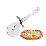 Stainless Steel Cake Serving Set | Cake Cutting Knife And Server Set with Handle (Color: Assorted )