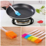 Pack Of 10_Silicone Oil Brush – Heat Resistant Cooking And Baking Basting Brush (Color: Assorted )