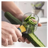 Pack Of 3_Multi Functional Storage for Fruit and Vegetable Peeler with Storage Container (Color: Assorted )