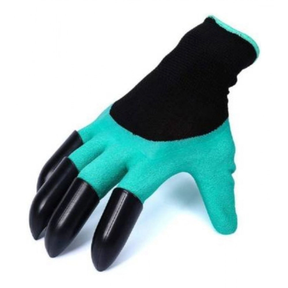Pack Of 2_Heavy Duty Garden And Farming Gloves – Durable Protective Gloves (Color: Assorted )
