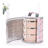 Round Travel Lunch Bag – Portable Office Bag for Men And Women (Color: Assorted )