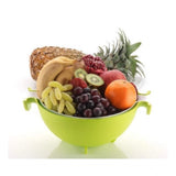 Pack Of 3_Multifunctional Vegetable And Fruit Draining Basket – (Color: Assorted)