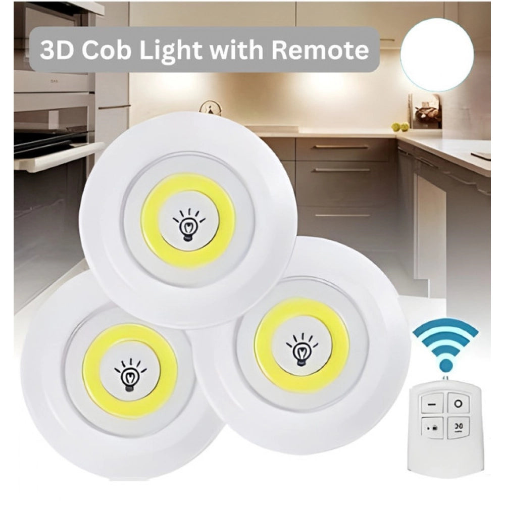 Plastic COB LED Lights with remote control - Adjustable brightness for versatile spaces, actual product color may differ