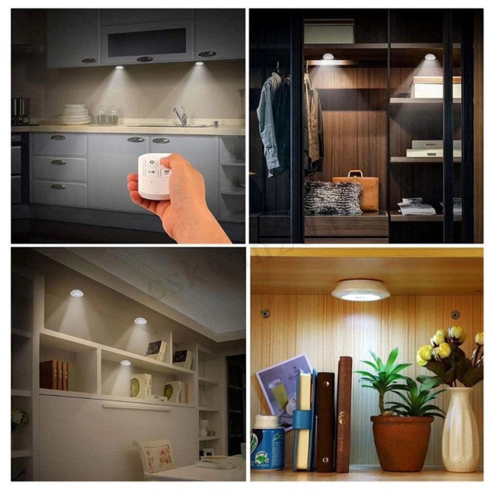 Plastic COB LED lights with remote control, high-intensity for versatile spaces, adjustable brightness