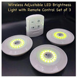 Plastic COB LED Lights with wireless remote control, versatile for multiple spaces, adjustable brightness
