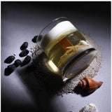 Soy wax, glass gel candle star fish design. Natural soya wax for clean, long-lasting burn in stylish reusable holder