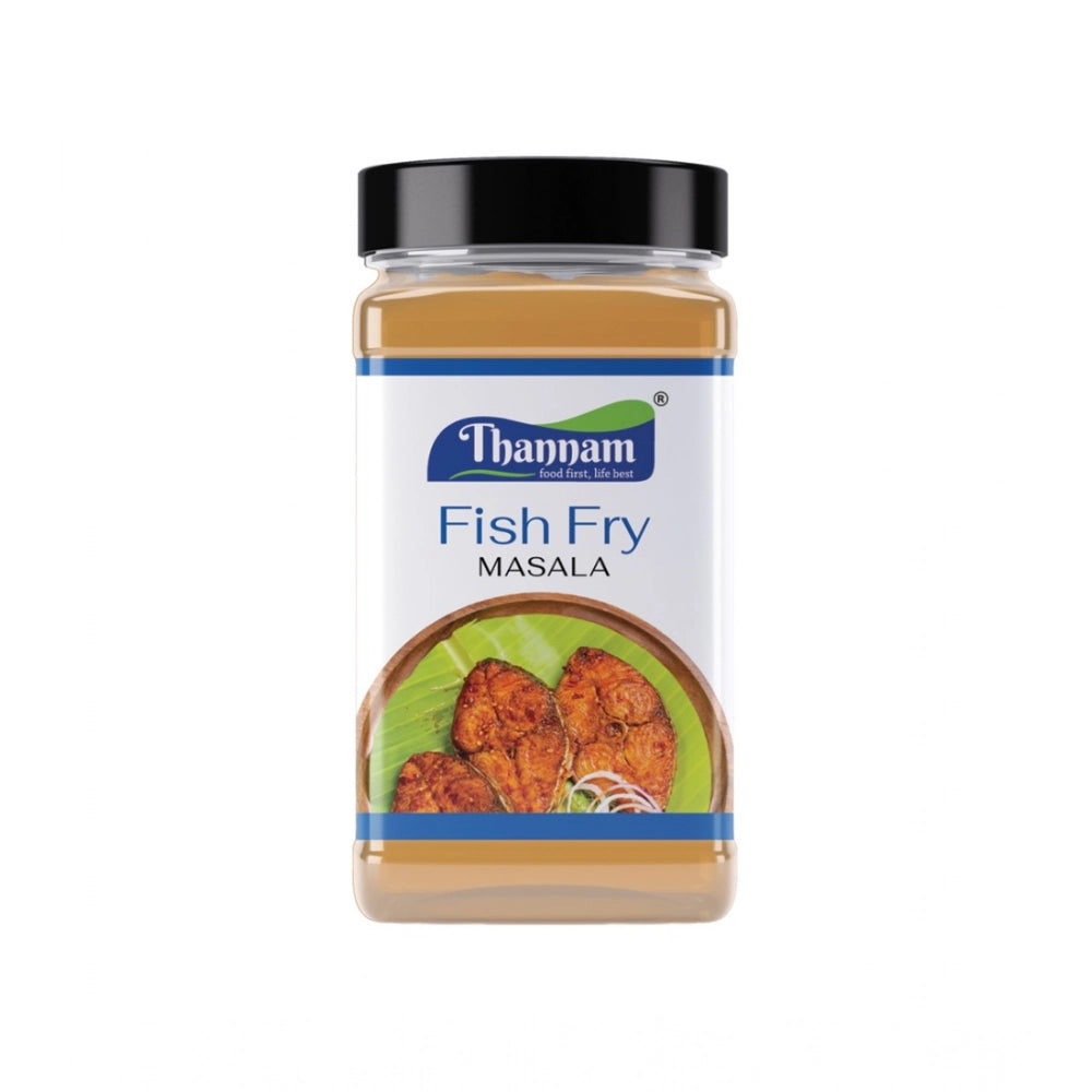 Thannam Fish Fry Masala Powder (vegetarian), 2 packs of 200GM each - blend of chilly, dry ginger, garlic, cinnamon, cornflour, lemon salt & seasonal spices