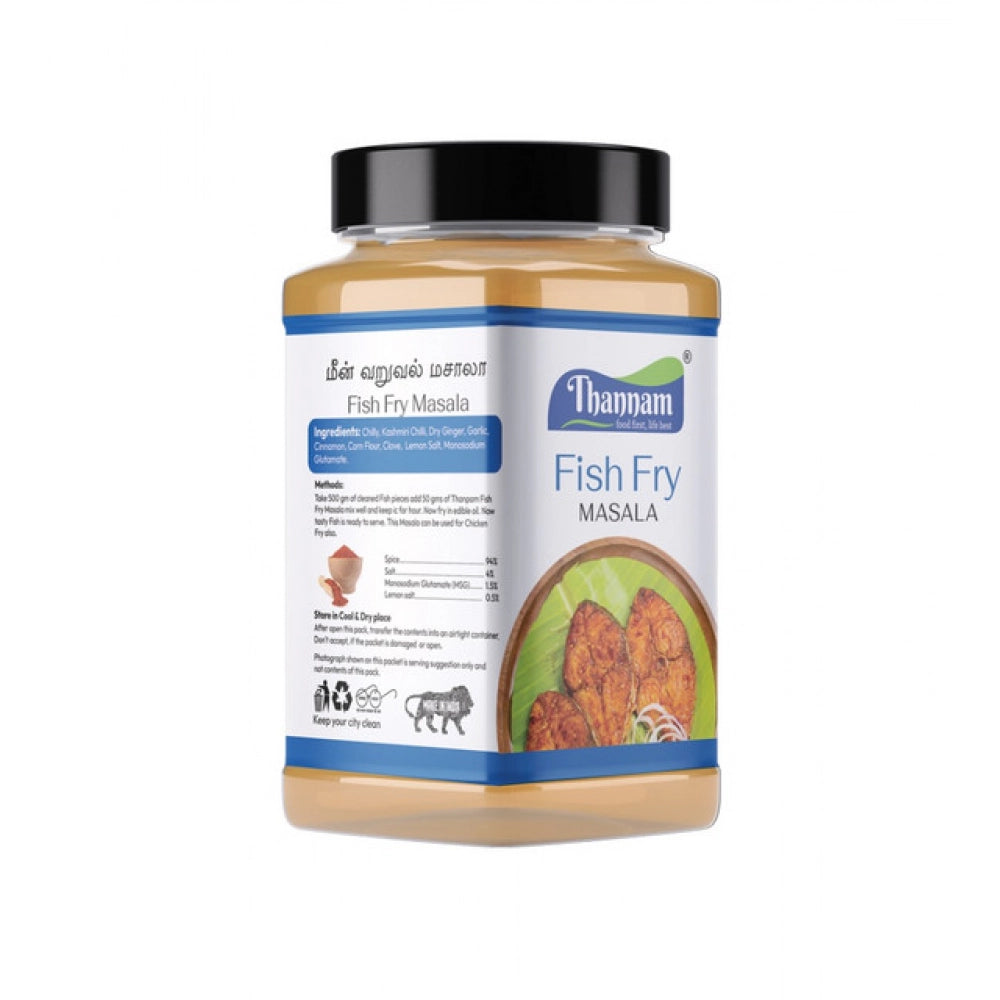 Thannam Fish Fry Masala Powder (200GM), vegetarian spice blend of chilly, ginger, garlic, cinnamon, corn flour, lemon salt