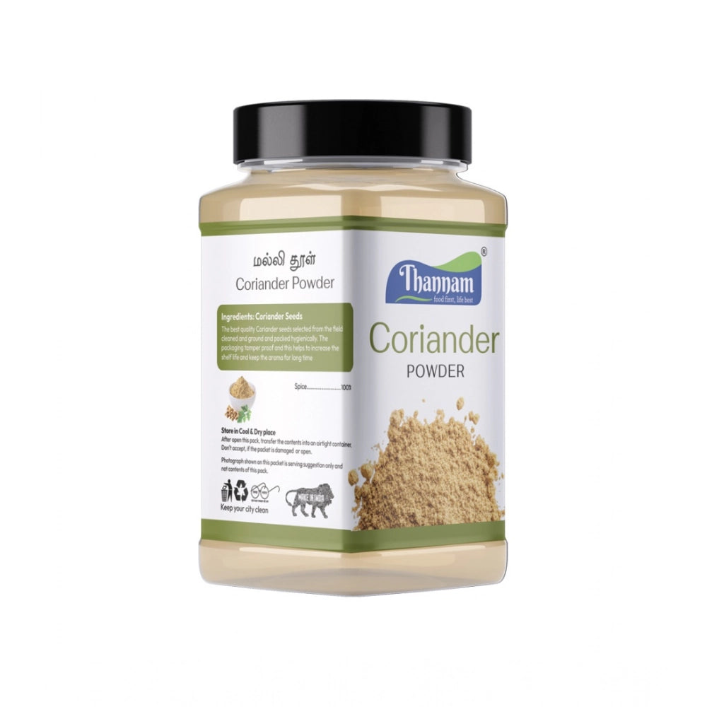 Thannam Coriander Powder Pack of 3 (200GM), vegetarian masala blend for cooking, may vary in color due to natural ingredients
