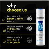 Unisex keratin conditioner (300ml) - restores softness, shine, and strength for all hair types