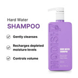Unisex 350ML protein shampoo for all hair types, restores softness, shine, and strength in hard water