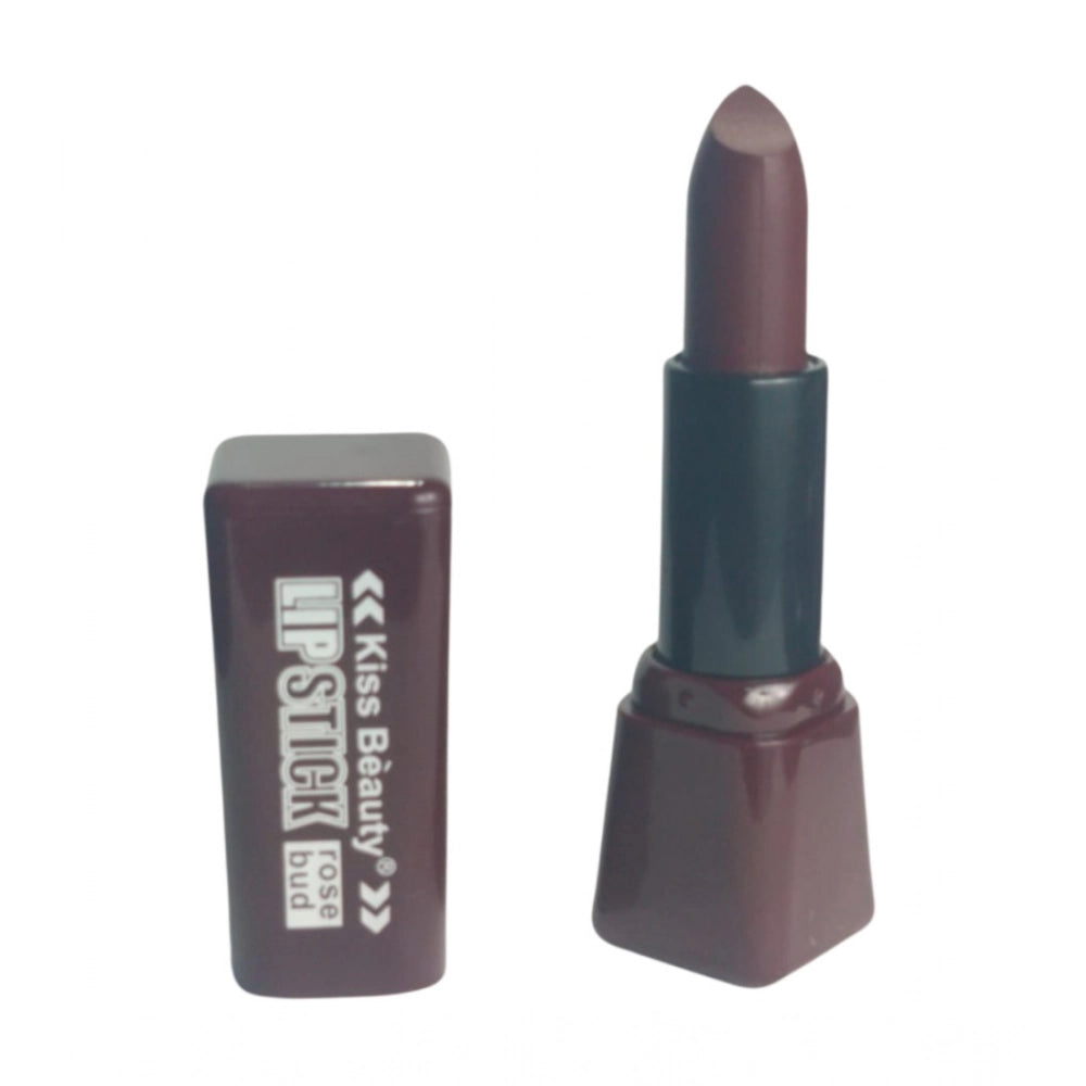 Matte dark chocolate lipstick for women, lightweight blurring formula, all skin types
