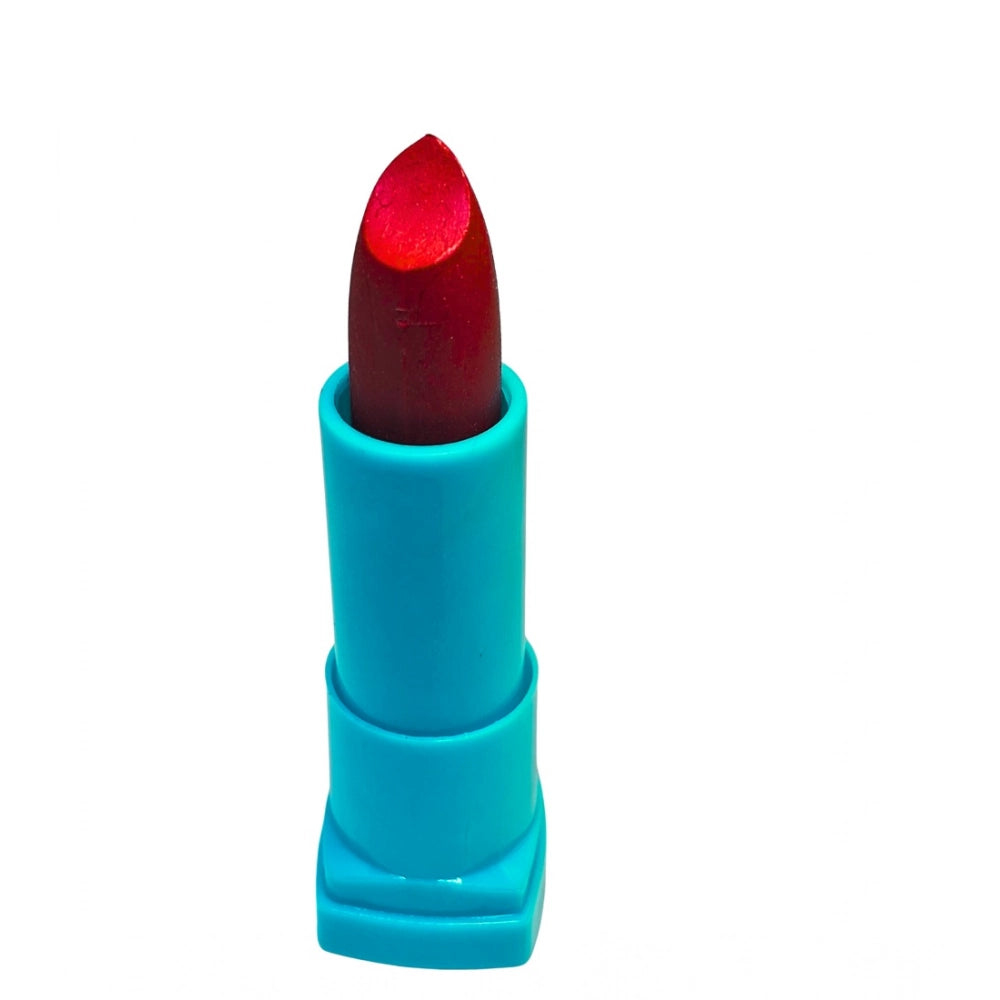Women's matte lipstick set in coral red & violet, long-lasting formula for fall makeup
