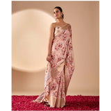 Women's Faux_Banarasi_Silk Woven Saree With Unstitched Blouse 5.5Mtr (Light_Mauve)