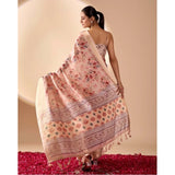 Women's Faux_Banarasi_Silk Woven Saree With Unstitched Blouse 5.5Mtr (Light_Mauve)