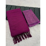 Pink chiffon zigzag saree with unstitched blouse (5.5mtr), vibrant fashion for Indian women