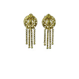Women's Pack of_2 Brass Gold-Plated Earrings (Gold)