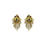 Women's Pack of_2 Brass Gold-Plated Earrings (Gold)