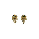 Women's Pack of_2 Brass Gold-Plated Earrings (Gold)