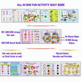 My First Busy Book – Fun And Educational Activity Kit for Kids (2-4 Years, Multicolor)