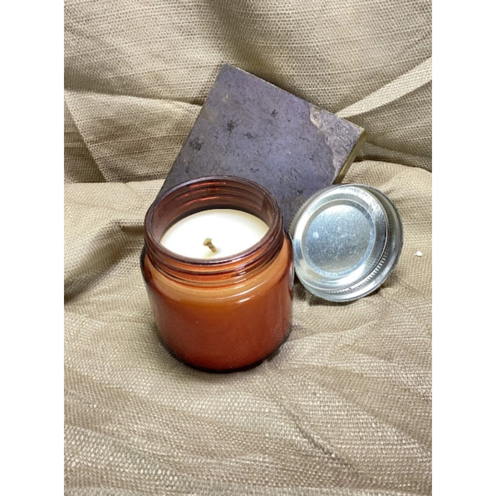 Natural white soy & beeswax candle blend (90ml), glass container