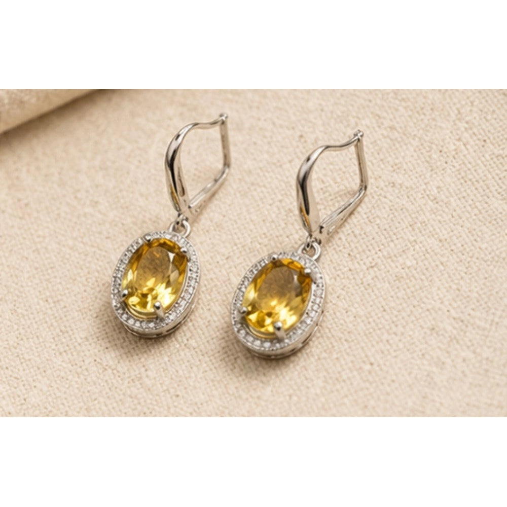Yellow brass silver plated pendant set for women, accessorize with care
