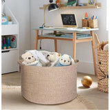 Cotton Pack Of_1 14x12 Inch Storage Basket For Clothes With Out Lid (Kidi)