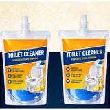 Ultra Clean toilet gel liquid pouch pack (2), 100ML each, removes yellow stains, long-lasting fresh fruit fragrance